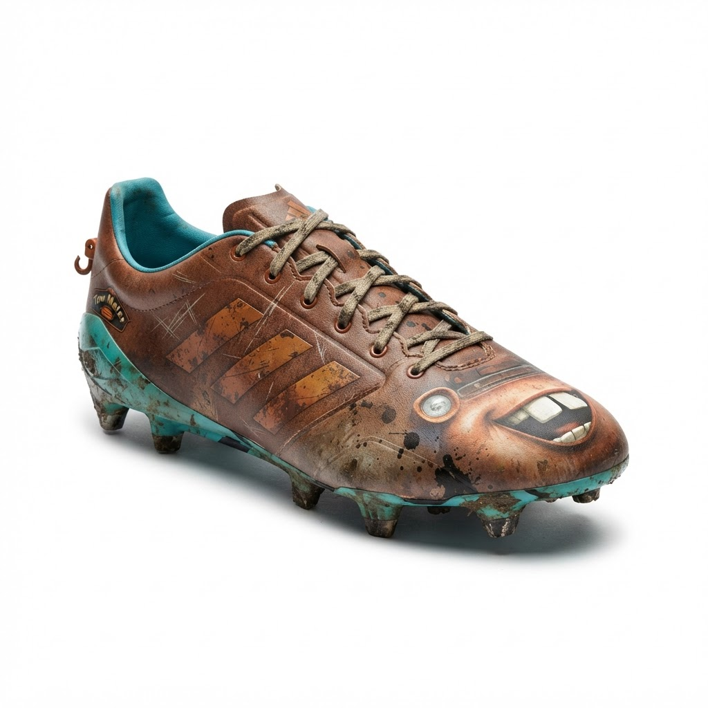 Chuteira adidas x Pixar Carros Adizero Electric II — Relâmpago McQueen, Dinoco e Mater | Campo Trava Baixa Original — imagem 3
